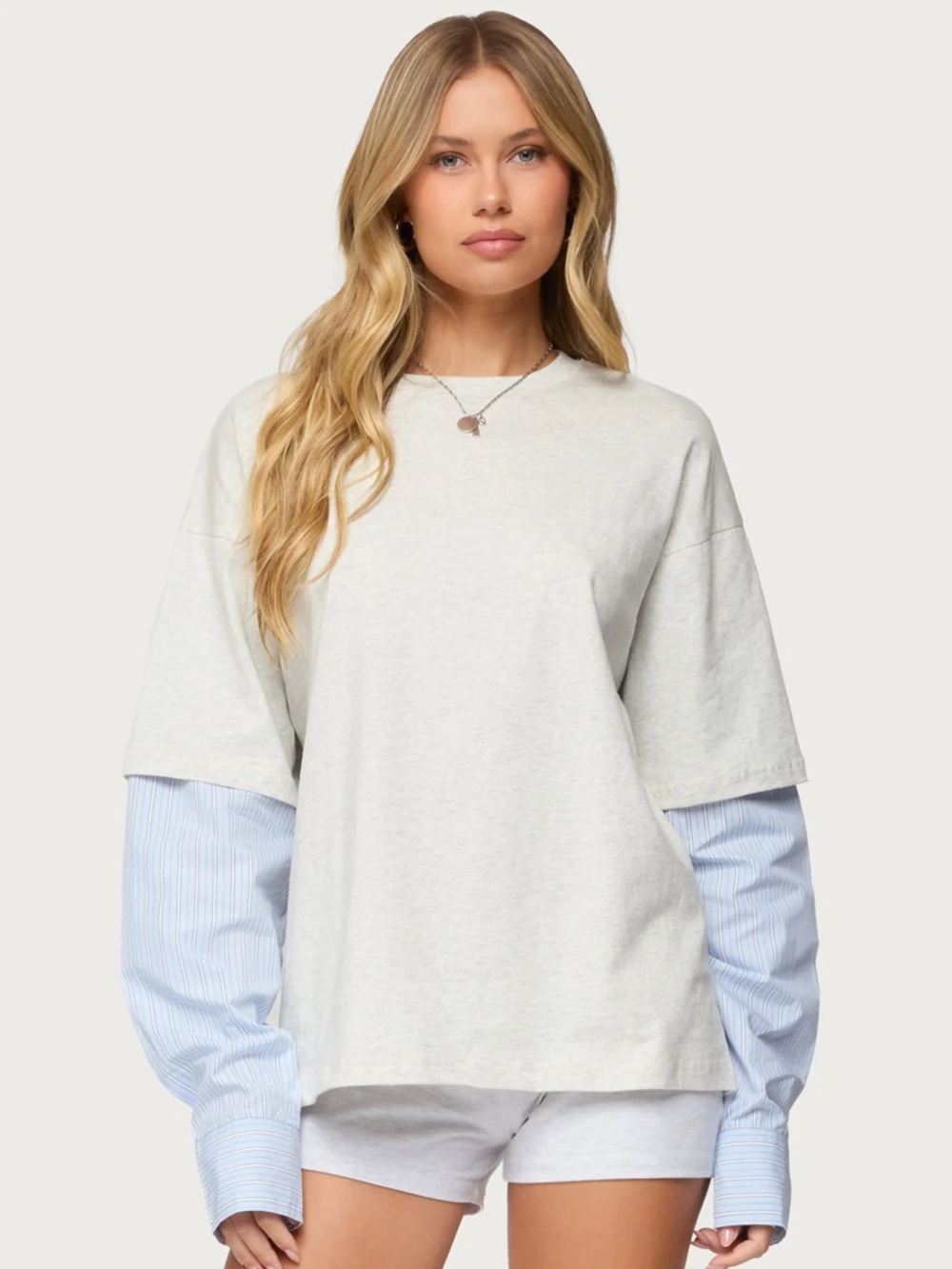 Edikted Tailor Oversized Layered Top